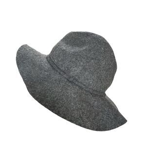 J. Crew 100% Wool Gray Boho Hat Women's Size M/L